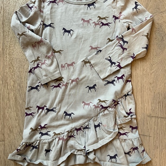 Tea Collection Bundle of SEVEN Girls Long Sleeve Dresses - Purple, Grey - Picture 8 of 9